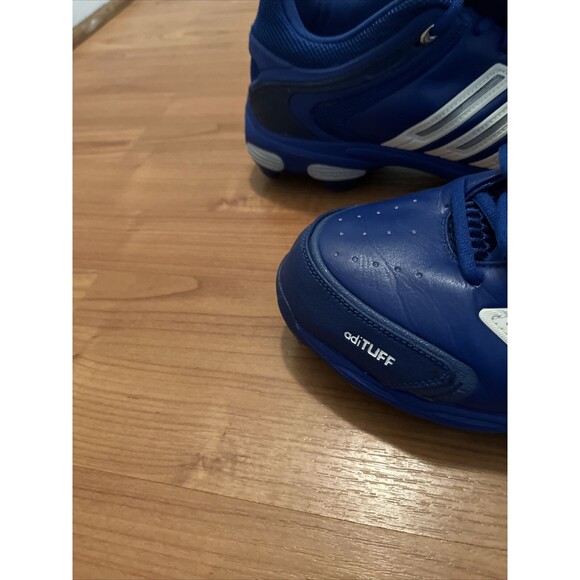 Adidas Men's Baseball Cleats AdiTUFF Size 11.5 Royal Blue - Picture 8 of 16